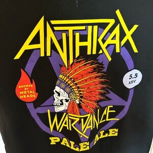 Anthrax 2018 concert tshirt